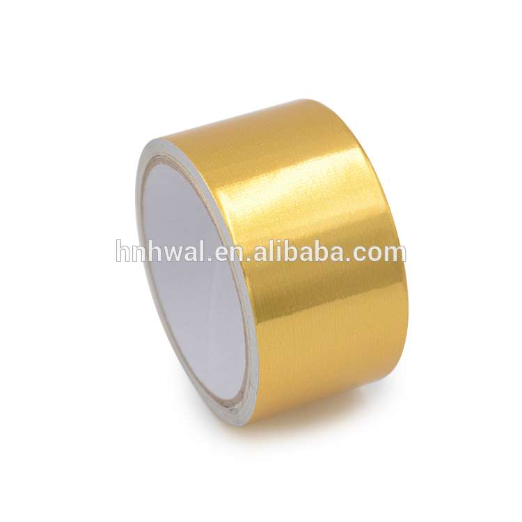 newest price wholesale custom golden aluminium foil tape gold color aluminum masking tape