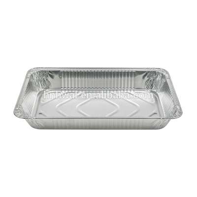 large size 1000ml food packaging aluminum trays with plastic lids