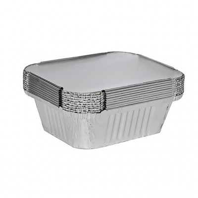 20pack 25pack 50pack Disposable aluminum food container with cover