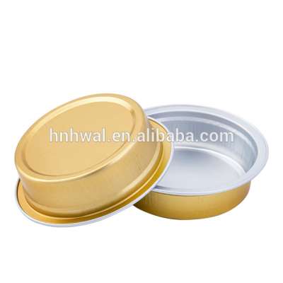 125ml Takeaway Disposable food gold colored foil containers